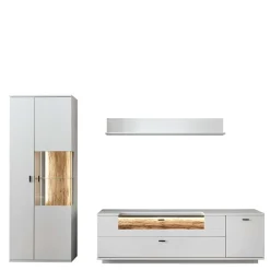 Wohnen Wohnzimmer TV Anbauwand 270 cm breit - Apulco (dreiteilig)