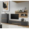 Wohnen Wohnzimmer TV Anbauwand Kombi - Ahilav (dreiteilig)