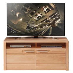 Wohnzimmer TV Anbauwand Möbelset - Amyonta (vierteilig)^Wohnen New