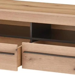 Wohnen Wohnzimmer TV-Möbel-Set in Eiche - Brocus (vierteilig)