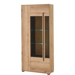 Wohnen Wohnzimmer TV-Möbel-Set in Eiche - Brocus (vierteilig)