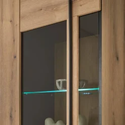 Wohnen Wohnzimmer TV-Möbel-Set in Eiche - Brocus (vierteilig)