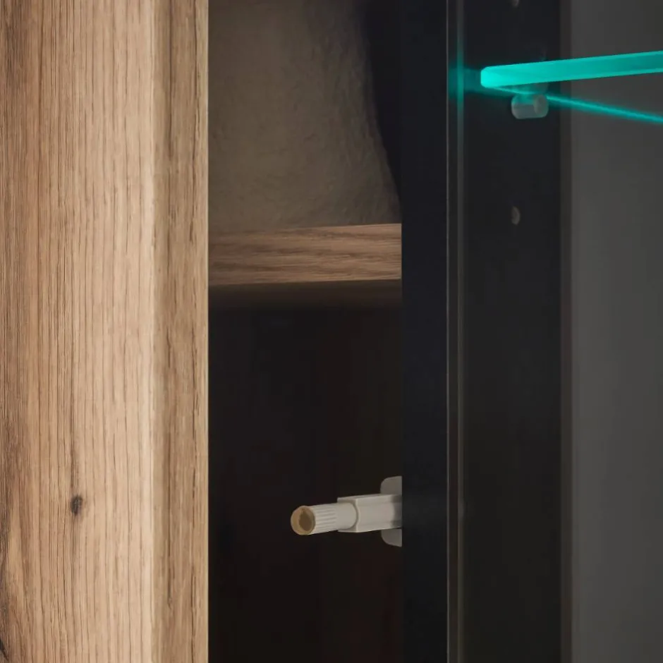 Wohnen Wohnzimmer TV-Möbel-Set in Eiche - Brocus (vierteilig)