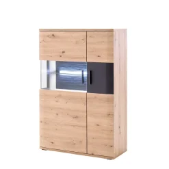 Wohnen Wohnzimmer Vitrine Highboard zweifarbig - Vecenda