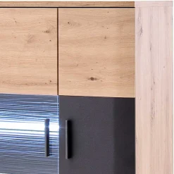 Wohnen Wohnzimmer Vitrine Highboard zweifarbig - Vecenda