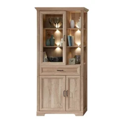 Wohnen Wohnzimmer Vitrine mit LED Beleuchtung - Barack