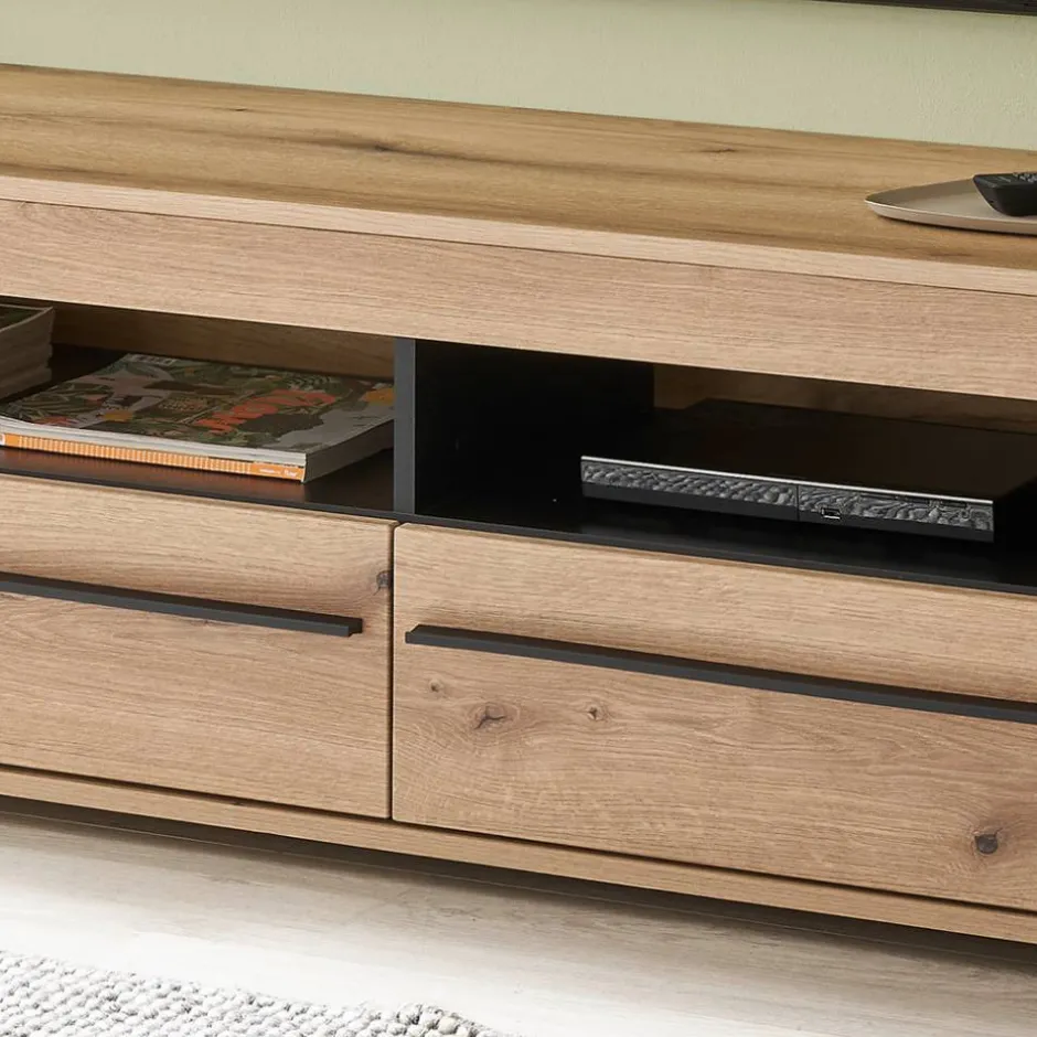 Wohnzimmer Wohnwand Möbelkombi - Brocus (vierteilig)^Wohnen Best