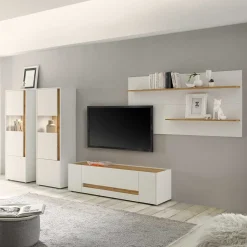 Wohnzimmer Wohnwand Set - Nonessia (vierteilig)^Wohnen Clearance