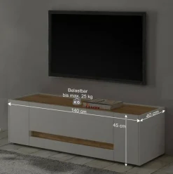 Wohnzimmer Wohnwand Set - Nonessia (vierteilig)^Wohnen Clearance