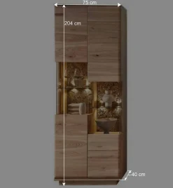 Wohnen Wohnzimmereinrichtung Wohnwand Set - Cassna (dreiteilig)