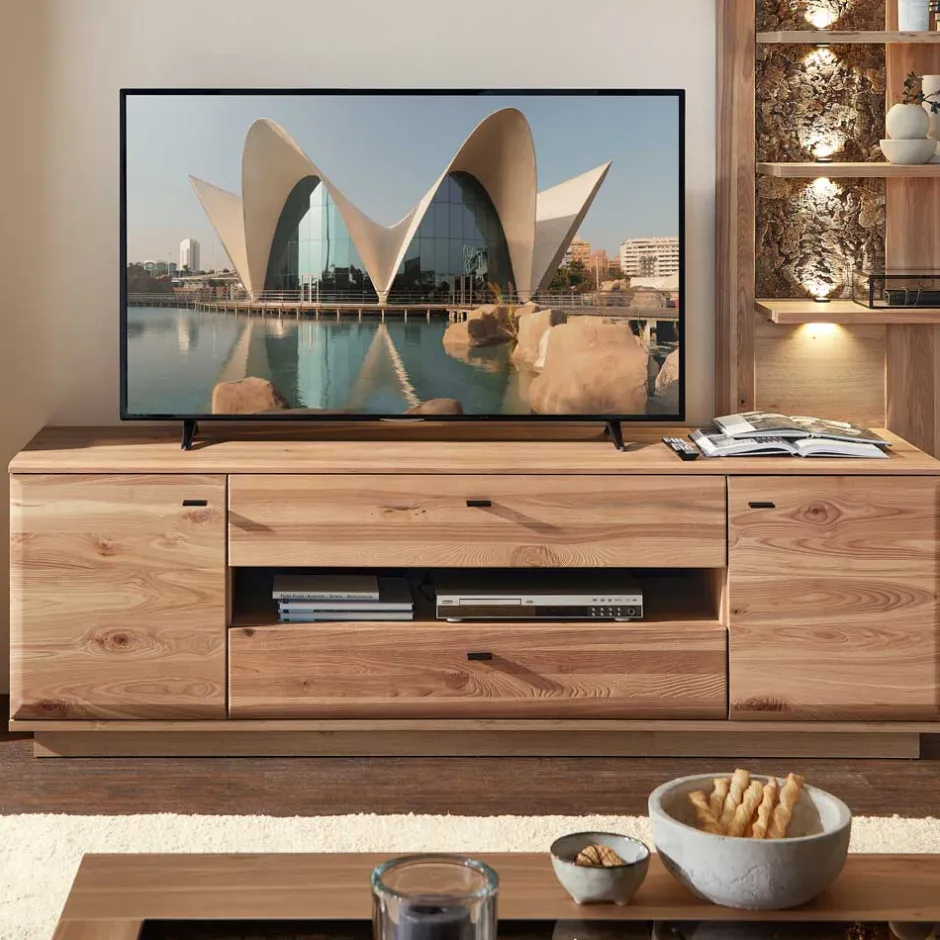 Wohnen Wohnzimmereinrichtung Wohnwand Set - Cassna (dreiteilig)