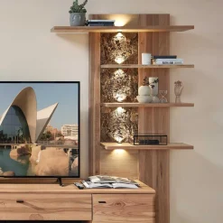 Wohnen Wohnzimmereinrichtung Wohnwand Set - Cassna (dreiteilig)