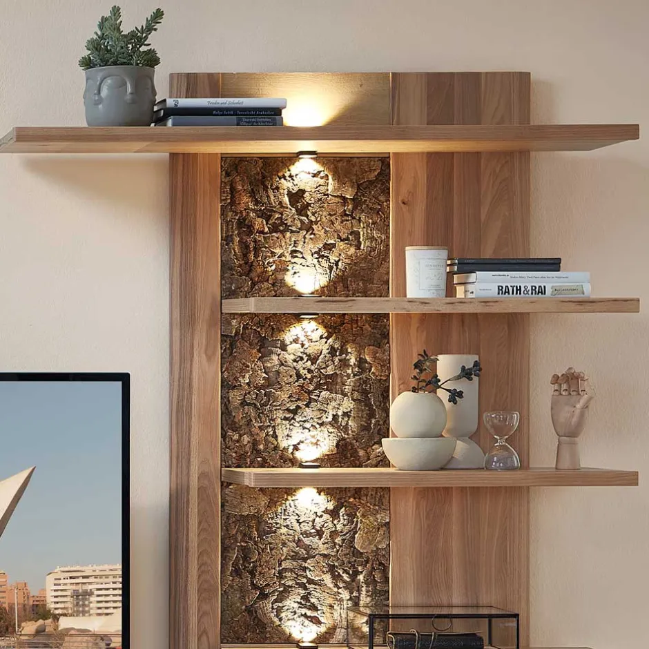 Wohnen Wohnzimmereinrichtung Wohnwand Set - Cassna (dreiteilig)