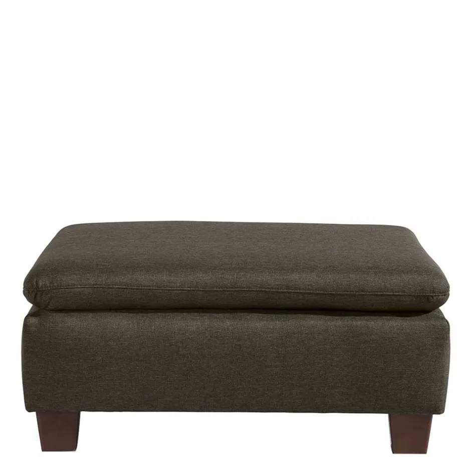 Wohnzimmerhocker in Dunkelbraun - Faith^Wohnen Online