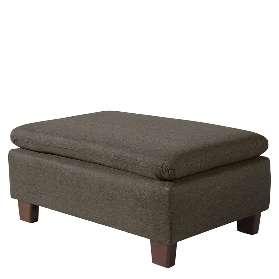 Wohnzimmerhocker in Dunkelbraun - Faith^Wohnen Online