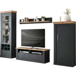 Wohnzimmermöbel TV Anbauwand Set - Lionel (vierteilig)^Wohnen Clearance