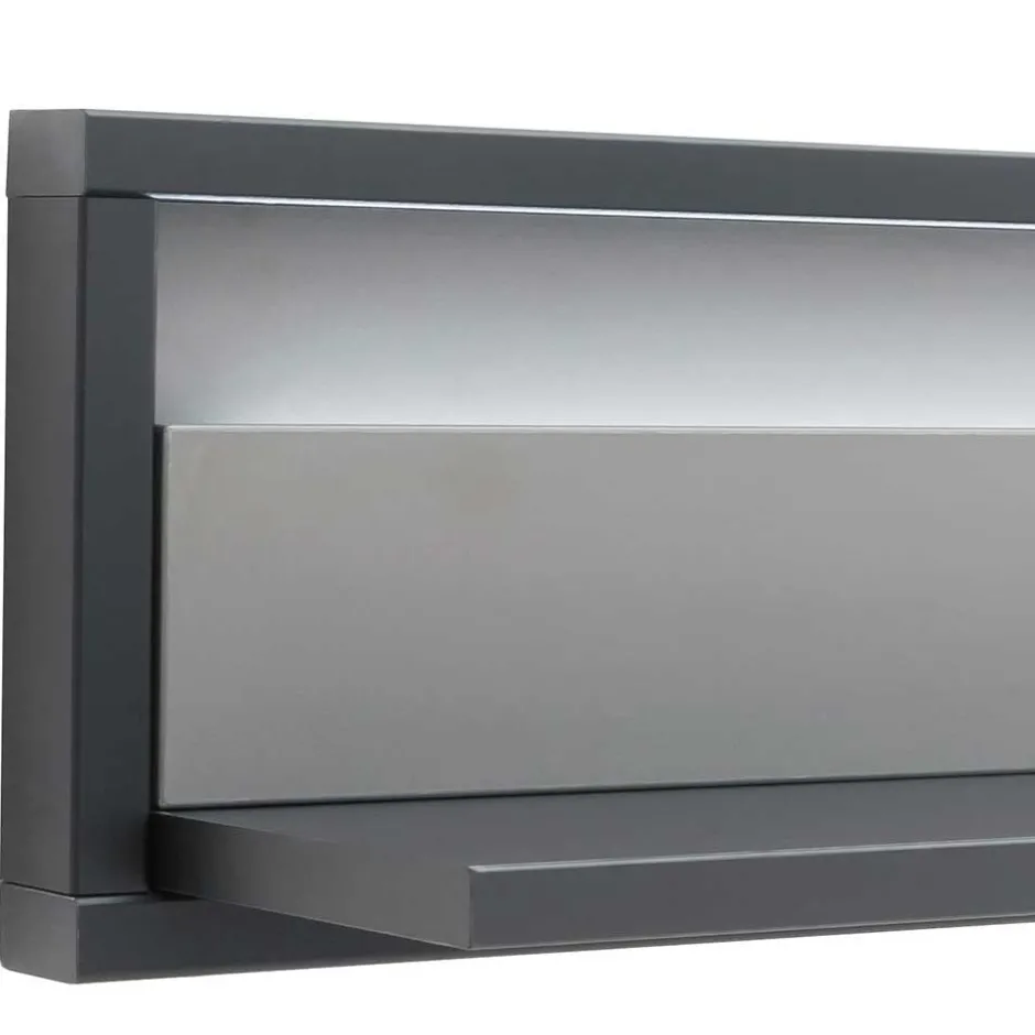 Wohnen Wohnzimmermöbel TV Wand in Grau - Ridona (dreiteilig)