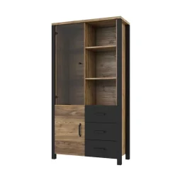 Wohnzimmerschrank in Fichte Holzoptik verwittert - Simeona^Wohnen Best