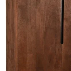 Wohnzimmerschrank in Mangoholz Dunkelbraun - Enija^Wohnen