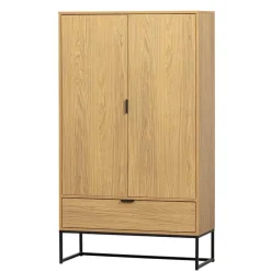 Wohnen Wohnzimmerschrank mit Doppeltür und Schublade - Ariadelco