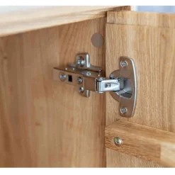 Wohnen Wohnzimmerschrank mit Glas und LED Licht - Cocondar