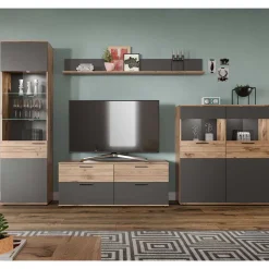Wohnen Wohnzimmerschränke & Regal - TV Wand - Lucios (vierteilig)