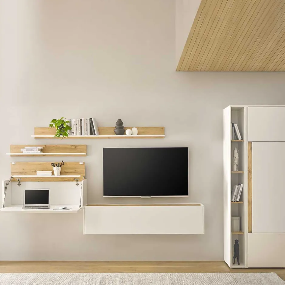 Wohnen Wohnzimmerschränke & Regale Kombi - Nonessia (sechsteilig)