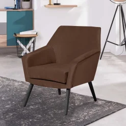 Wohnzimmersessel in Braun und Schwarz - Ian^Wohnen Discount