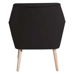 Wohnen Wohnzimmersessel in Schwarz Kunstleder - Ciabeta