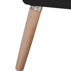 Wohnen Wohnzimmersessel in Schwarz Kunstleder - Ciabeta