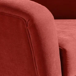 Wohnzimmersessel in Terracotta Velours - Emjada^Wohnen