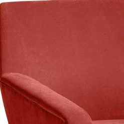 Wohnzimmersessel in Terracotta Velours - Emjada^Wohnen