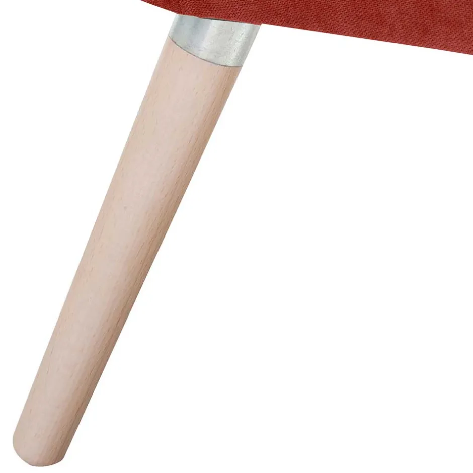 Wohnzimmersessel in Terracotta Velours - Emjada^Wohnen