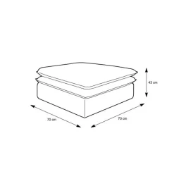 Wohnzimmersessel und Hocker Set - Ruffos (zweiteilig)^Wohnen Hot