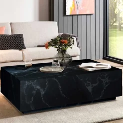 Wohnzimmertisch auf Sockel modern - Ligurcia^Wohnen