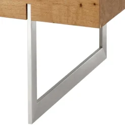 Wohnzimmertisch aus Rauchglas und Asteiche Furnier - Valjita^Wohnen