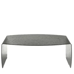 Wohnzimmertisch aus Rauchglas mit Struktur - Crimas^Wohnen New