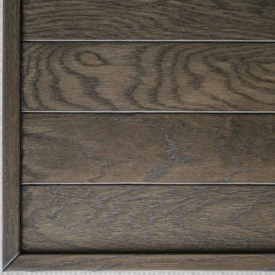 Wohnzimmertisch in Eiche Dunkel & Schwarz - Stamforts^Wohnen