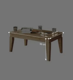 Wohnzimmertisch Masdamos aus Wildeiche Massivholz^Wohnen Hot