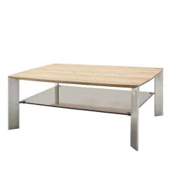 Wohnzimmertisch mit Asteiche Platte - Rajavo^Wohnen Online