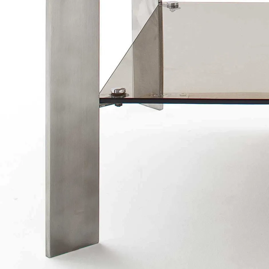 Wohnzimmertisch mit Asteiche Platte - Rajavo^Wohnen Online