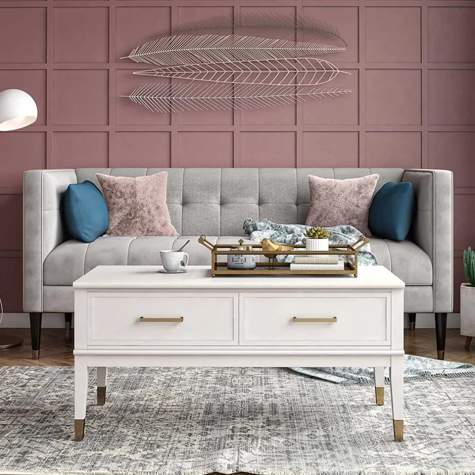 Wohnzimmertisch mit höhenverstellbarer Platte - Blames^Wohnen