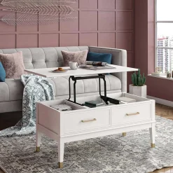 Wohnzimmertisch mit höhenverstellbarer Platte - Blames^Wohnen