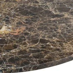 Wohnzimmertisch mit Marmorplatte in Braun - Farizio^Wohnen New