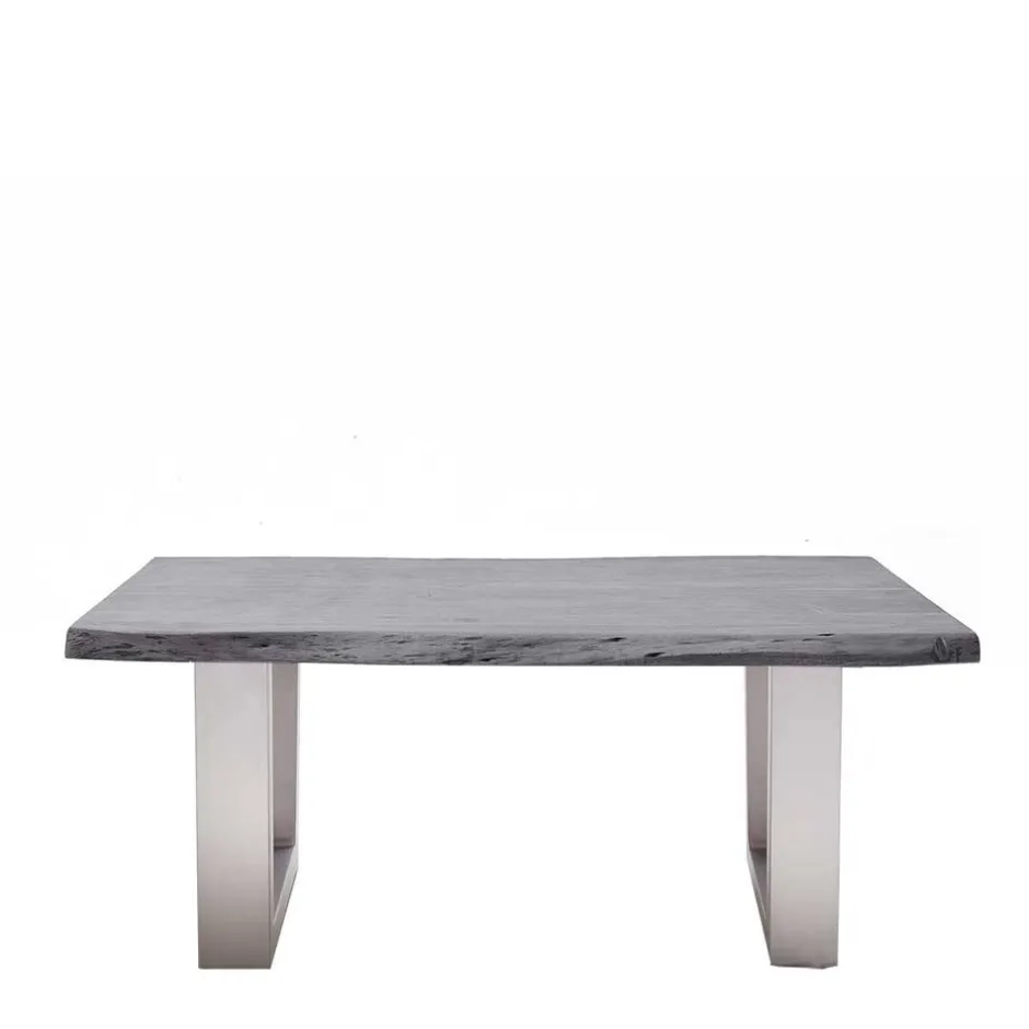 Wohnzimmertisch mit Naturkante Akazie - Daana^Wohnen Discount