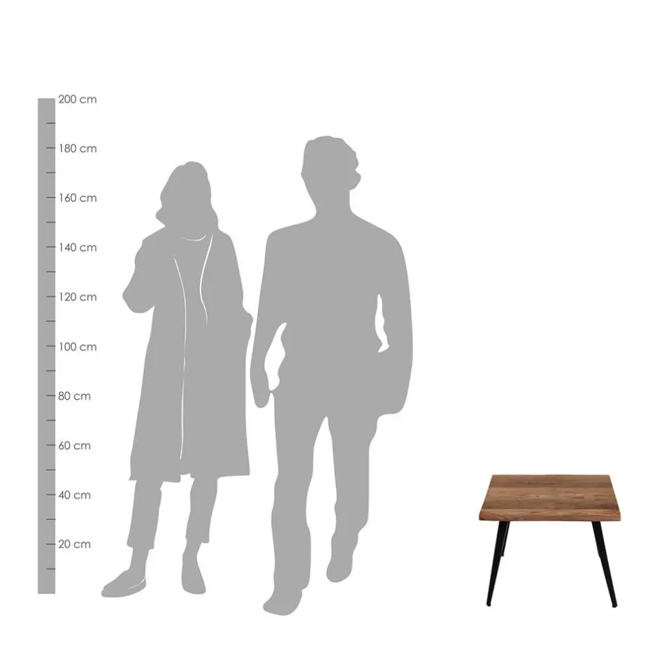 Wohnen Wohnzimmertisch mit Natur-Baumkante - Filmau