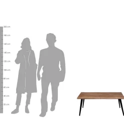 Wohnen Wohnzimmertisch mit Natur-Baumkante - Filmau