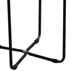 Wohnzimmertisch mit runder Strukturglas Platte - Borey^Wohnen Hot