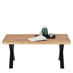 Wohnen Wohnzimmertisch mit X-Beinen - Ceraldina