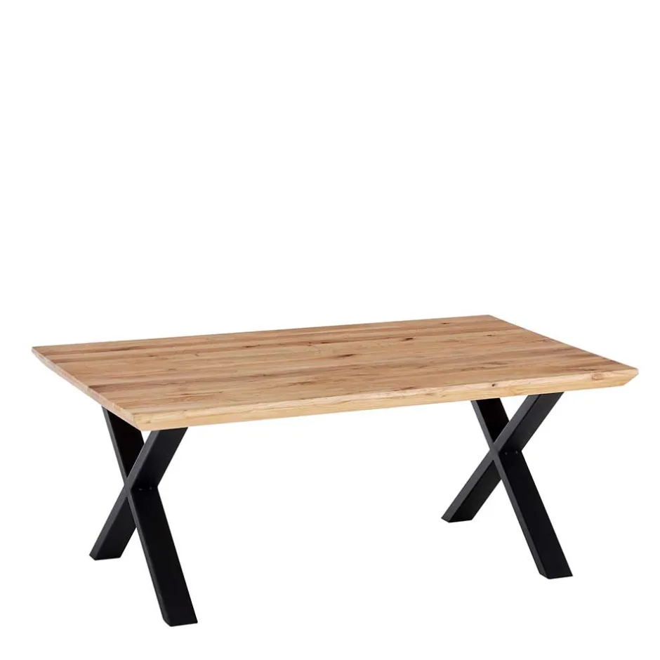 Wohnen Wohnzimmertisch mit X-Beinen - Ceraldina